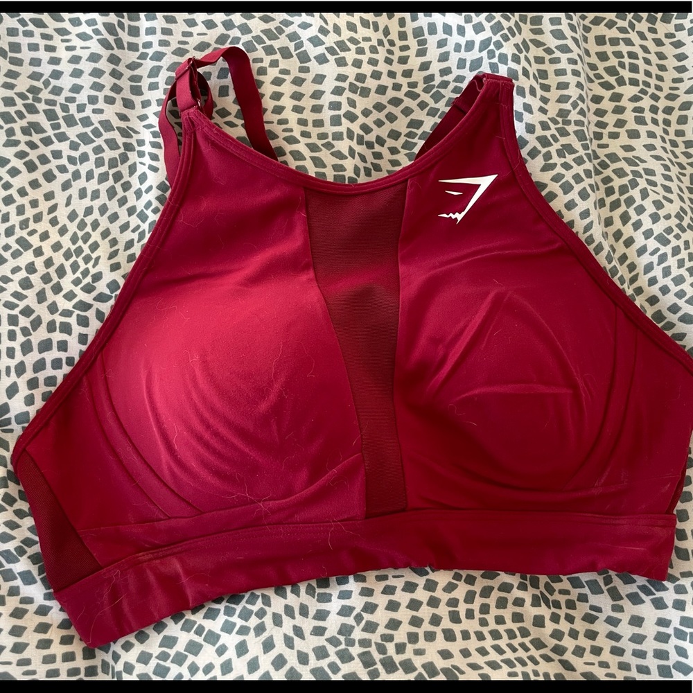 High neck gymshark sports bra